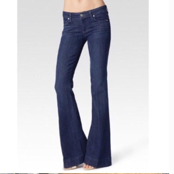 Paige Fiona Flare Leg Jeans Dylan Wash size 30 - Picture 3 of 10